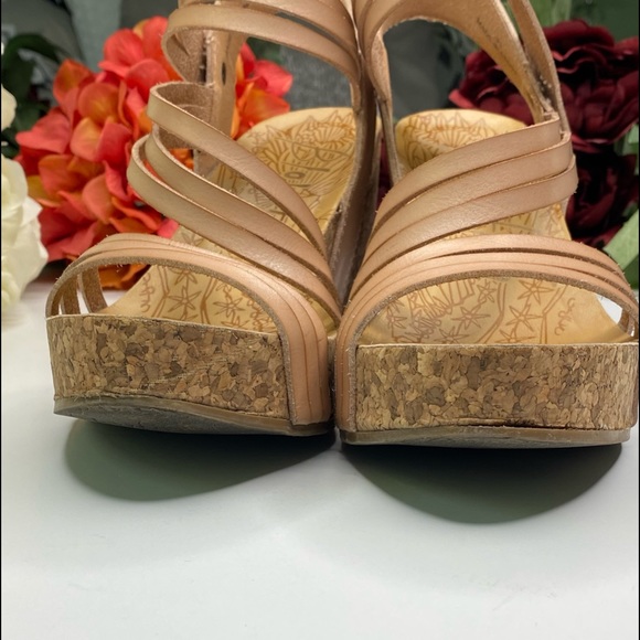 Blowfish Malibu Helm Blush Strappy Wedges 9 1/2 - Picture 6 of 16